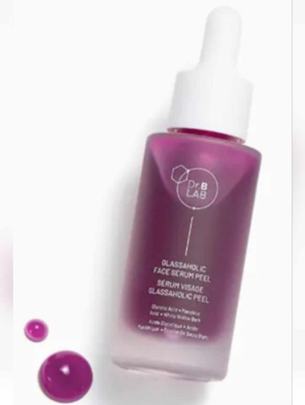 Glassaholic Purple Face Serum Peel